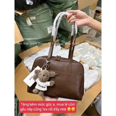 Túi chiio công sở 32cm kèm móc gấu kẹp nách - Siêu đẹp, chuẩn Q.C, giảm giá 309.000₫
