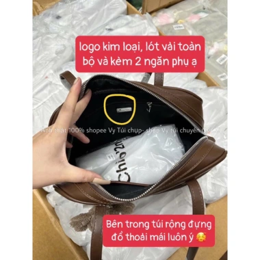 Túi chiio công sở 32cm kèm móc gấu kẹp nách - Siêu đẹp, chuẩn Q.C, giảm giá 309.000₫