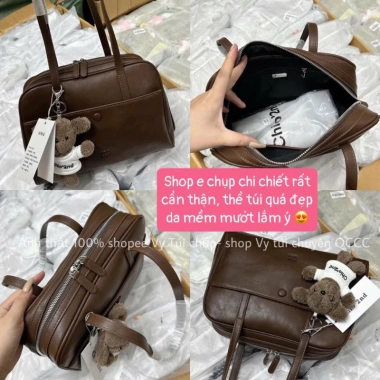 Túi chiio công sở 32cm kèm móc gấu kẹp nách - Siêu đẹp, chuẩn Q.C, giảm giá 309.000₫