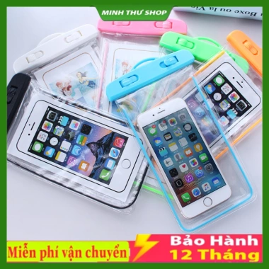 Túi Chống Nước Điện Thoại Có Dây - Đựng Điện Thoại Đi Bơi, Đi Mưa, Giá 14.000₫