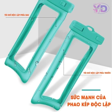 Túi chống nước điện thoại có phao - Du lịch, bơi lội, chỉ 40.000₫