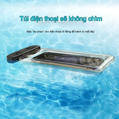 Túi chống nước điện thoại đi biển, bơi lội, phao nổi, giao nhanh, giá 40.800₫