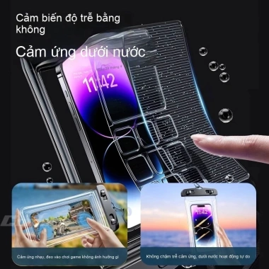 Túi chống nước điện thoại đi biển, bơi lội, phao nổi, giao nhanh, giá 40.800₫ 8 Túi chống nước điện thoại đi biển, bơi lội, phao nổi, giao nhanh, giá 40.800₫ 8