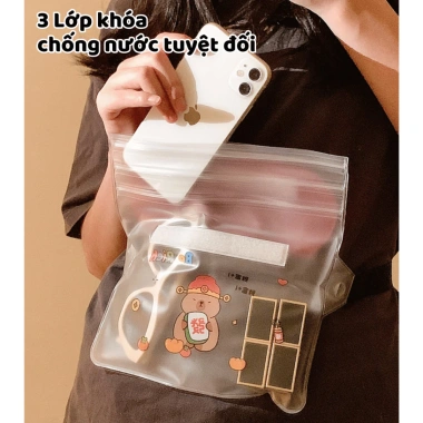 Túi Chống Nước Điện Thoại Đi Biển Cỡ Lớn Dày Dặn Tiện Lợi GUD Store TCN01 4