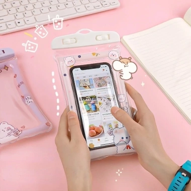 Túi Chống Nước Điện Thoại Dùng Tắm Biển, Bơi, Viền Phao, Dây Đeo - 20.000đ XS Store 5