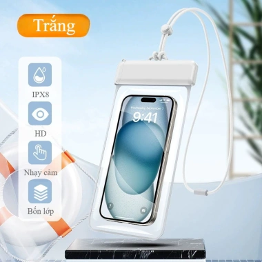 Túi Chống Nước Điện Thoại MISHILEI IPX8 – Cảm Ứng Nhạy, Bảo Vệ, Giá 52.000₫