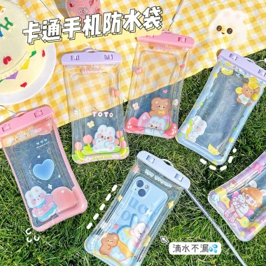 Túi chống nước điện thoại viền phao và dây đeo - Bền, tắm biển, đi bơi, giảm giá 20k 8
