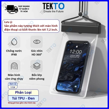 Túi chống nước IPX8 bền bỉ đựng điện thoại - Giá chỉ 47.999₫, bảo vệ 100%