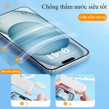 Túi Chống Nước IPX8 Đa Năng - Dây Đeo Tiện Lợi, Chụp Ảnh Đẹp, Hỗ Trợ Face ID & Vân Tay - 52.000₫ 3