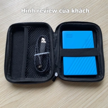Túi chống sốc 2.5 inch SSD/HDD, máy ảnh mini du lịch, cáp sạc - chỉ 49.000 VND 6