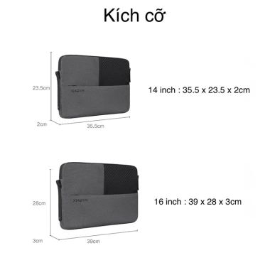 Túi chống sốc cao cấp Lenovo Xiaoxin cho laptop 14-16 inch - Giá chỉ 239.000 VND