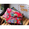 Túi chống sốc Con Công handmade, đựng laptop MacBook, bông mềm, chỉ 125.000 VND