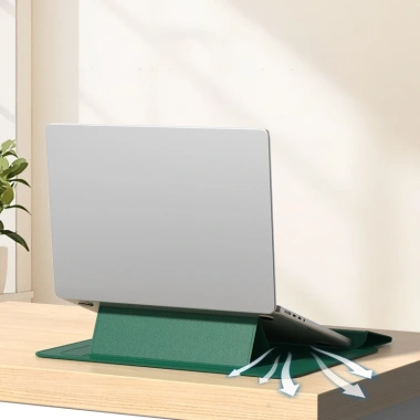Túi chống sốc da cho Laptop, MacBook, Surface + ví sạc chuột, giá đỡ & tấm lót – 299.000₫