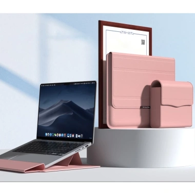 Túi chống sốc da laptop, MacBook, Surface kèm ví sạc chuột & tấm lót – 299.000₫ 2