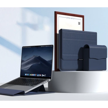 Túi chống sốc da laptop, MacBook, Surface kèm ví sạc chuột & tấm lót – 299.000₫ 5