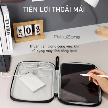 Túi chống sốc đa năng cho iPad, laptop, tai nghe, USB, sạc cáp - Giá chỉ 69.063đ