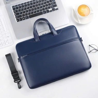 Túi chống sốc da PU bảo vệ Macbook và laptop kèm dây đeo - Giá chỉ 252.000đ