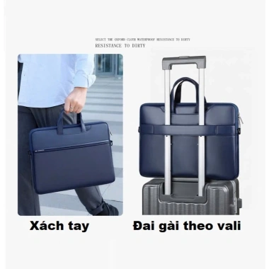 Túi chống sốc da PU bảo vệ Macbook và laptop kèm dây đeo - Giá chỉ 252.000đ