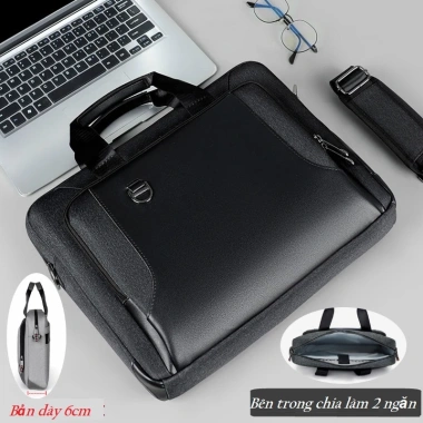 Túi chống sốc da PU cho Laptop & Macbook - Bảo vệ tối đa, Giá giảm 288k