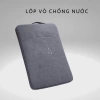 Túi chống sốc đựng laptop MacBook 2 ngăn quai màu xám, chống nước 13‑15.6 inch, nam nữ - Giá 43.000 7