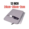 Túi chống sốc đựng laptop MacBook 2 ngăn quai màu xám, chống nước 13‑15.6 inch, nam nữ - Giá 43.000 10