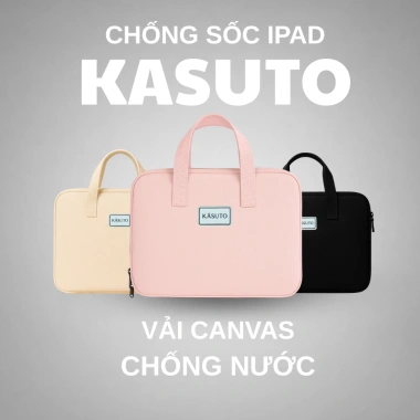 Túi chống sốc iPad KASUTO Brand Border Bag Canvas chống nước, đựng tablet - 165.000₫