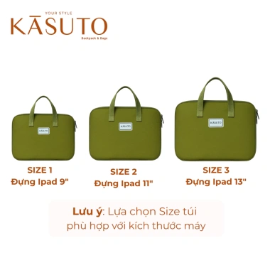 Túi chống sốc iPad KASUTO Brand Border Bag Canvas chống nước, đựng tablet - 165.000₫