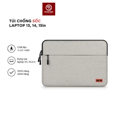 Túi chống sốc laptop 13-15.6 inch 2 ngăn cao cấp SHINE TORE ST - 002 giảm giá 29.999đ