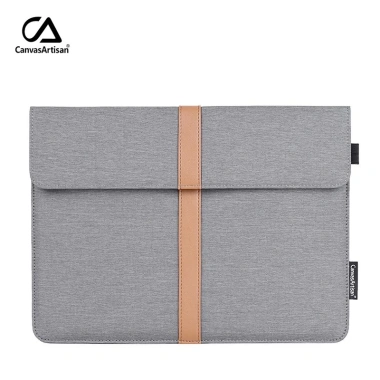 Túi chống sốc laptop cao cấp 2 ngăn 12-15.6 inch, chống nước, sọc vàng - 169k