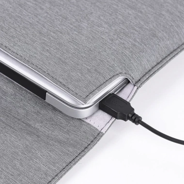 Túi chống sốc laptop cao cấp 2 ngăn 12-15.6 inch, chống nước, sọc vàng - 169k
