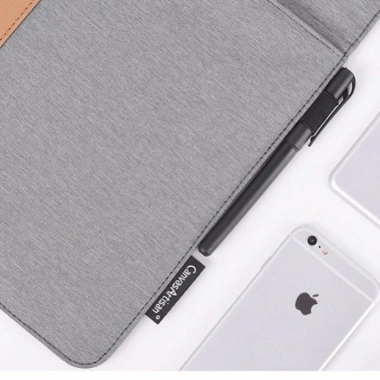 Túi chống sốc laptop cao cấp 2 ngăn 12-15.6 inch, chống nước, sọc vàng - 169k