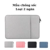 Túi chống sốc laptop cao cấp khóa zip 2 ngăn, siêu dày siêu bền, đa màu 10-17.3 Full Size - Giá ưu đãi 48k