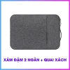 Túi chống sốc laptop có quai xách 2 ngăn, bảo vệ MacBook 13‑15.6 inch chống va đập, giá rẻ 48k 9