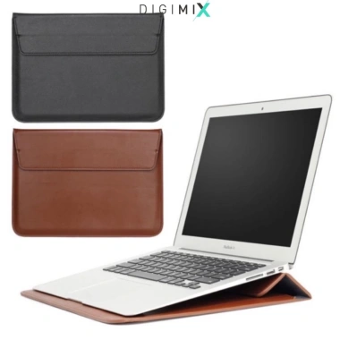 Túi chống sốc Laptop da PU DigiMix dày dặn, co dãn tốt, kê tản nhiệt - Giá chỉ 250.000₫