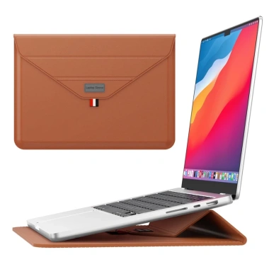Túi chống sốc Laptop da PU DigiMix dày dặn, co dãn tốt, kê tản nhiệt - Giá chỉ 250.000₫