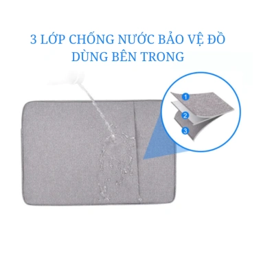 Túi chống sốc Laptop dày 2 ngăn 13-16 inch, bảo vệ tối ưu cho dân văn phòng và sinh viên - chỉ 85.000 VND