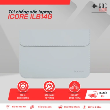 Túi Chống Sốc Laptop iCore ILB14G Siêu Mỏng, Nhẹ, Chống Nước, Góc Audio - 229.000₫ Túi Chống Sốc Laptop iCore ILB14G Siêu Mỏng, Nhẹ, Chống Nước, Góc Audio - 229.000₫