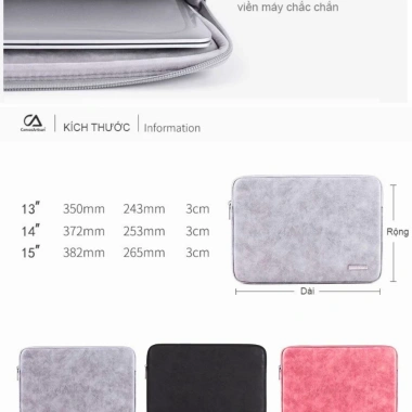 Túi Chống Sốc Laptop Mac Da Sang Chảnh CanvasArtisan Chính Hãng - Giảm Giá 219k