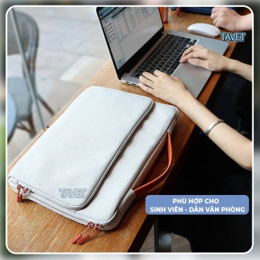 Túi Chống Sốc Laptop & MacBook 13-14-15.6 inch - Chống Nước, 2 Ngăn, Giá 190.188 VND 8