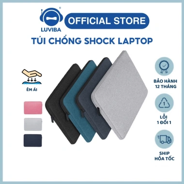 Túi chống sốc laptop MacBook 13-17 inch thiết kế cute LUVIBA S01 bảo vệ an toàn