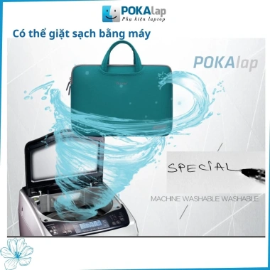 Túi Chống Sốc Laptop MacBook Bunner POKA 40 SBR Cao Cấp, Chống Nước 13-15 Inch + Lót Chuột