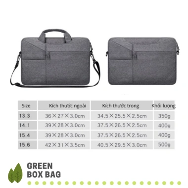 Túi Chống Sốc Laptop Macbook Cao Cấp 13-15.6 inch - Bảo Hành 1 Năm - Nam Nữ