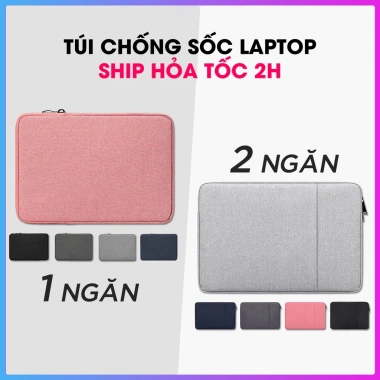 Túi Chống Sốc Laptop & MacBook, Chống Thấm, Siêu Mỏng 13-15.6 inch - 95.900₫