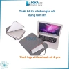 Túi chống sốc laptop MacBook POKA4 Oxford, chống thấm nước - POKALAP 105k 5