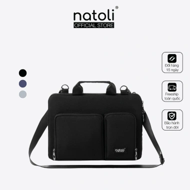 Túi Chống Sốc Laptop NATOLI T11 - Lót Nhung Mềm, Chống Nước, Size Đủ, 229k