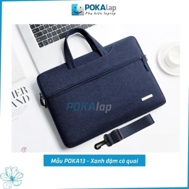 Túi chống sốc laptop POKA13 vải Oxford chống thấm nước 13-15.6 inch Unisex