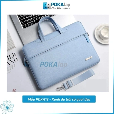 Túi chống sốc laptop POKA13 vải Oxford chống thấm nước 13-15.6 inch Unisex