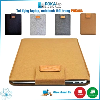 Túi Chống Sốc Laptop POKA64 11-15 inch Siêu Nhẹ, Chống Nước, Chống Xước