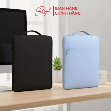Túi Chống Sốc Laptop Royal 1 Quai Kéo Dày Dặn Đa Kích Thước, Giá 65.000₫