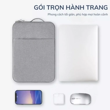 Túi Chống Sốc Laptop VARO 2 Ngăn Đệm 3 Lớp Kháng Nước 13-15.6 Inch - Giá 155k 9 Túi Chống Sốc Laptop VARO 2 Ngăn Đệm 3 Lớp Kháng Nước 13-15.6 Inch - Giá 155k 9